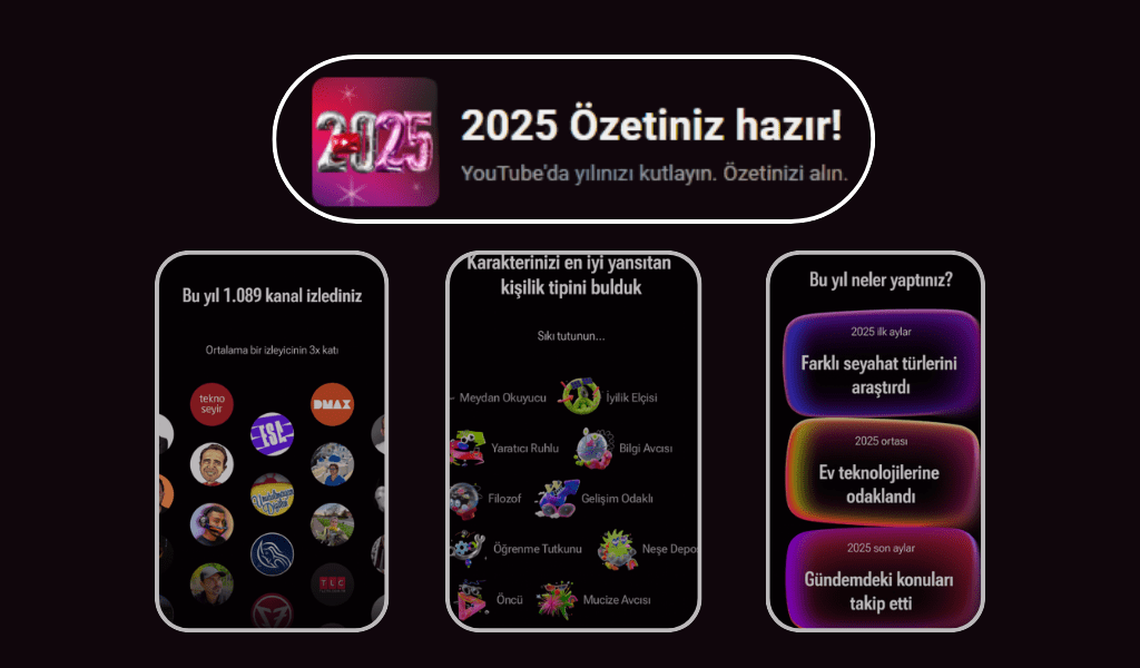Youtube 2025 Özetim