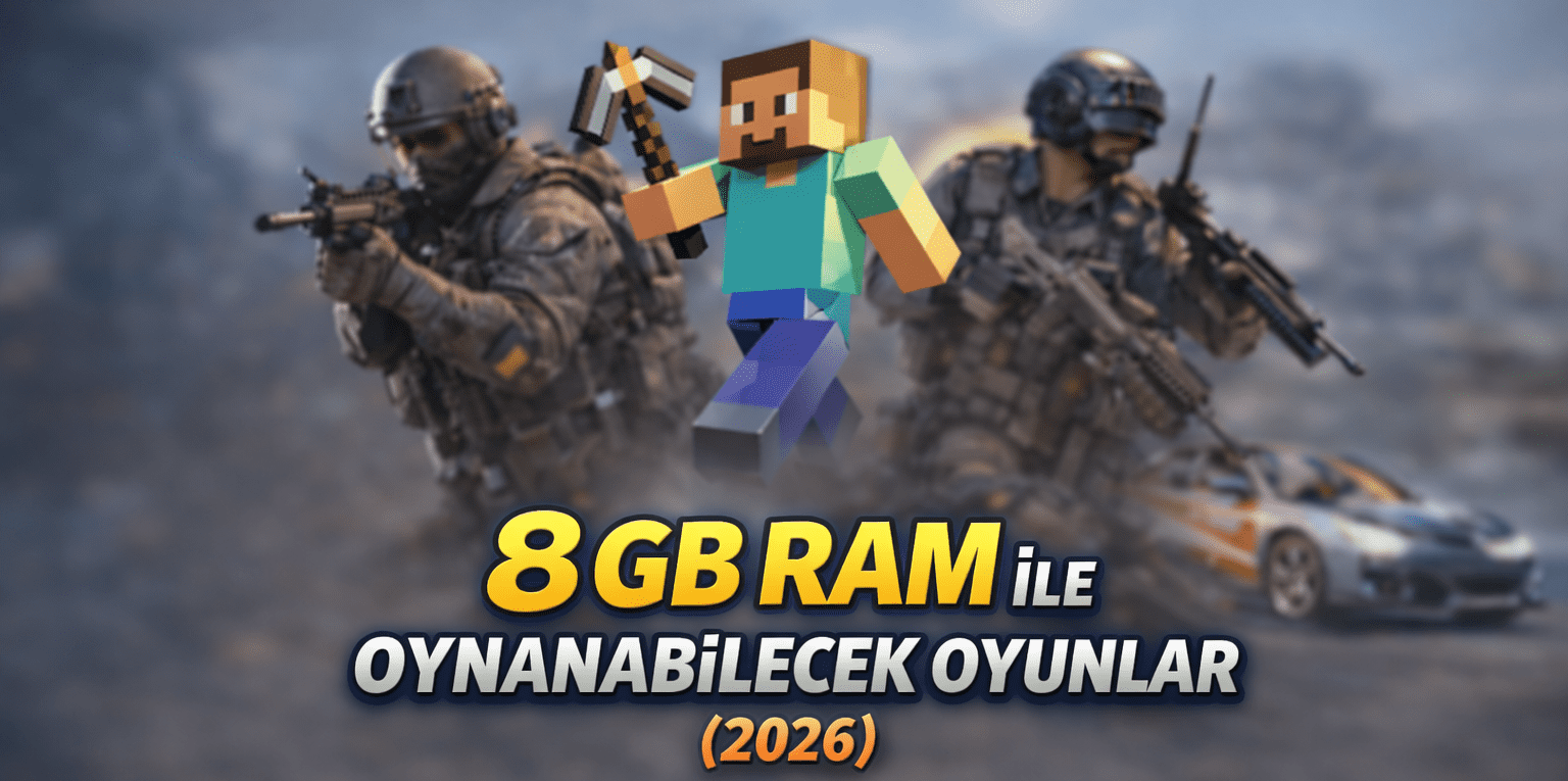 8 GB RAM İLE OYNANABİLECEK OYUNLAR